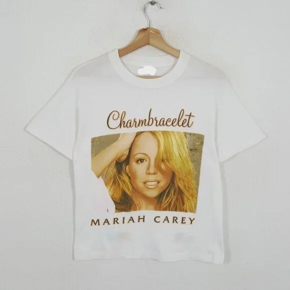 Mariah Carey Charmbracelet Tour Retro Graphic Unisex T-Shirt 165 - Picture 1 of 5